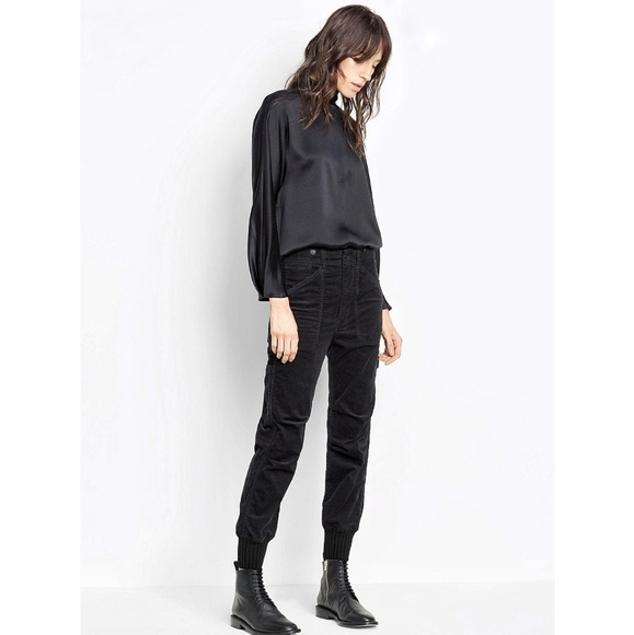 Vince | Slouchy Military Pant, Black‎ size 4 - Picture 2 of 6